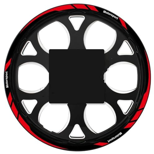 CSSPDM Fácil de Instalar Pegatina para Rueda De Motocicleta, Pegatina De Llanta, Cinta A Rayas para Cubo para B&MW F900R F800R F900XR S1000RR S1000R S1000XR R1200R R1250RS(Style 2)