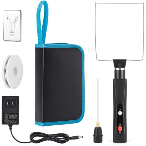 Hot Wire Foam Cutter - 2 in 1 Electric Cutting Machine Pen Tools Kit, 100-240V / 28W Styrofoam Cutting Pen with Versatile Tips and Carrying Case, Heated Foam Carving Knife Kit