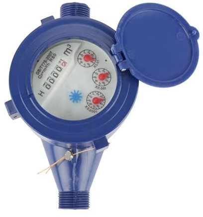 Wasserzähler, Wasserzähler, Wasserdurchflussmesser, 15 Mm, 1/2 Zoll Kaltwasserzähler, Kompatibel Mit Nasstisch-Messwerkzeug For Den Garten- Und Heimgebrauch