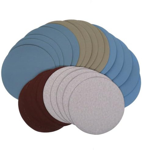 Lot de 25 disques abrasifs Auto-agrippants de 5 Pouces pour Ponceuse orbitale aléatoire, Grain 1000, 2000, 3000, 4000, 5000, 125 mm