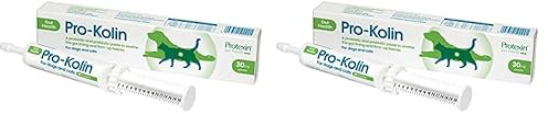 Protexin - Pro-Kolin for dogs and cats - Probiotic paste to support the gut 30ml + Syringe (Pack of 2)