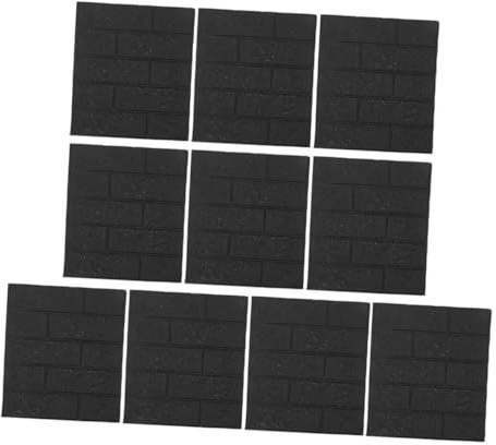 Operitacx 10 Piezas Adhesivo para Paredes Efecto Piedra Autoadhesivo Decoración Hogar Resistente Fácil Instalación para Sala Dormitorio Cocina