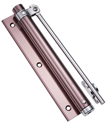 FIXOSHEE Chiudiporta Automatico in Alluminio Leggero con Molla Regolabile per Porte Interne Domestiche Dispositivo Invisibile Facile da Installare per Apertura e Chiusura Morbida