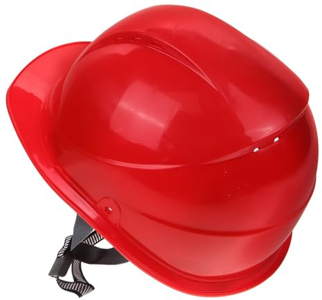 HYTROVE Schutzhelm Bauarbeiten Atmungsaktiver Stoßfester Kunststoff Sicherheitshelm Rot für Baustellen und Hochrisiko Arbeitsumgebungen Herren