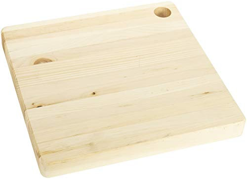 Walnut Hollow 42301 Quadratisches, 25,4 cm Servierbrett, Holz, kiefer, 10 x 10 x 1