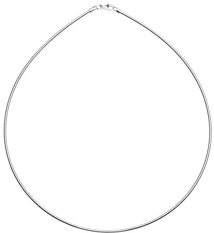 Halsreif - Omega 1,2 mm - Silber 925/000 -,