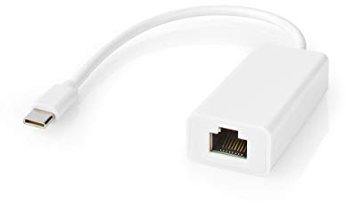 KnnX 28046 | Câble Adaptateur USB 3.1 | C mâle vers RJ45 Femelle | Vitesse: 10/100 Mbit