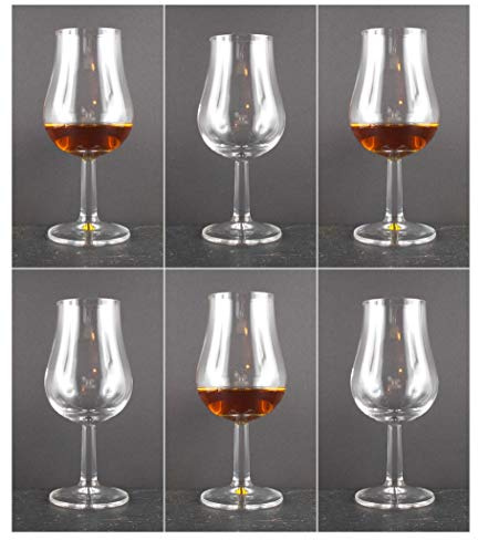 H-BO 6 Gläser Form Signatory Stilglas Whiskeyglas Rumglas Whiskyglas Spirituosenglas