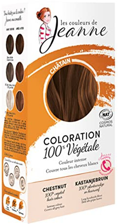 LES COULEURS DE JEANNE - COLORATION VEGETALE CHATAIN 2X50GR