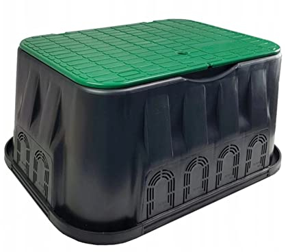 KAUFDAS Ventilbox Ventilkasten Verteilerkasten Deckel Bewässerung Box Jumbo 50x38,5cm für Magnetventile