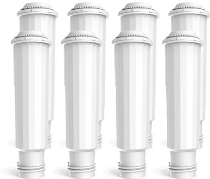 Comedes Wasser-Filter passend zu Krups, Melitta und Nivona Kaffeemaschinen (Ähnlich zu Nivona NIRF 700, Krups Claris F-088, Jura 7525 & Melitta Pro Aqua; 8 Stück)