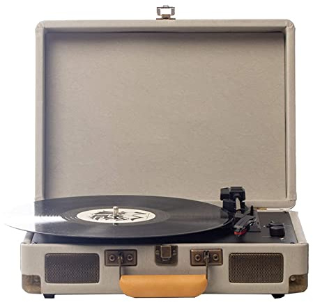 TAISK Portable Briefcase,Retro Record Player Bluetooth with Speakers for Vinyl, Supports Bluetooth Playba Every Family