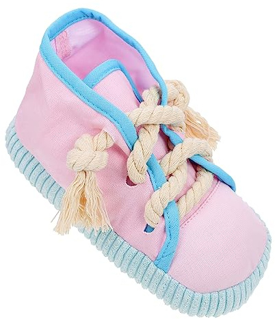HAPINARY 1Stk Beißspielzeug für Haustiere Welpen Kauschuhe Sandale Quietscher Spielzeug Kauspielzeug knete Spielzeug Baby Turnschuhe Haustier Cartoon Schuhe Spielzeug