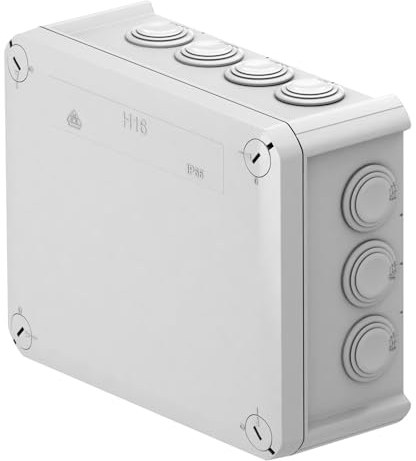 SD ProfiLine H16 Boîte de dérivation avec joints enfichables Gris clair 190 x 150 x 77 mm