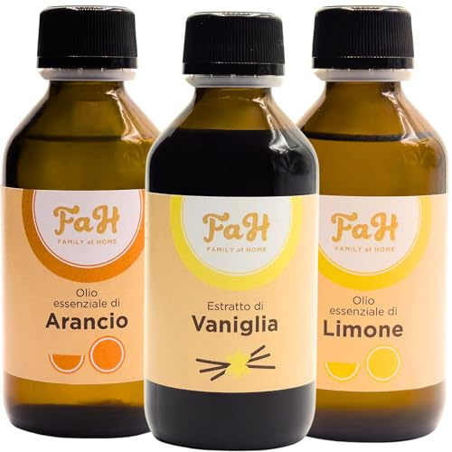 Tris di Aromi Alimentari per Dolci e Panettone - Estratto di Vaniglia