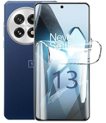 Snailcanfly 2 Stk Hydrogel Film für OnePlus 13 5G 6.82 Hochempfindliche Schutzfolie Explosionsgeschützt Flexible Transparente TPU-Displayschutzfolien KEIN gehärtetes Glas
