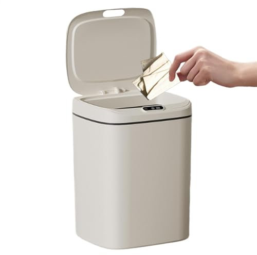 Bote de Basura Bote de Basura eléctrico sin Contacto, Inteligente - Contenedor de basura eléctrico inteligente sin contacto | Gran capacidad, bote de basura con tapa, bote de basura con sensor de movi
