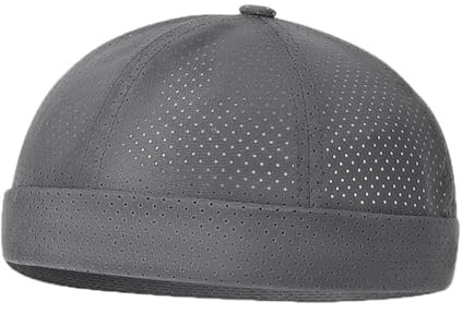 YAMEE Herren Sommer Mesh Leichte Atmungsaktive Matrosenmütze Unisex Waterproof Docker Mütze Weich Adjustable Beanie Mütze Casual Krempenlose Hüte Stilvolle Hafenmütze
