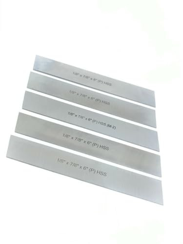 Lathe Cut Off Parting Tool Blade 5 Piece Set 1/8 x 7/8 x 6 Inch HSS M2 GRADE-Amz492