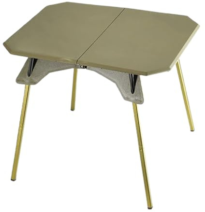Generico Table pliante extérieure - Table de camping compacte pour barbecue et cuisson | Hauteur réglable pour, plage ou cour, bureau de pique-nique portable léger avec pieds de all