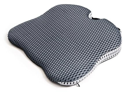 XILUOWUDI Cuscino del Sedile a Cuneo per Range Rover Velar ab 2020+, Cuscino a Cuneo, Elevazione Postura Adulti con Memory Foam, Accessori Auto,Grey 2