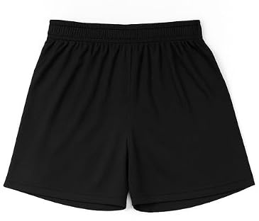 BSBAAA FASHIONS Boys Sports Shorts, Gym Football Training Activewear, Kids School PE Shorts Lightweight Quick Dry Pull-On Age 3-16 Years