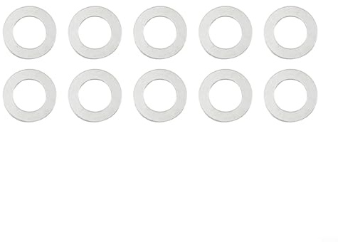 Lot de bagues de réduction de lame de scie circulaire, bagues de conversion en métal pour arbres de différentes tailles, convient aux diamètres intérieurs de 10 mm à 30 mm et aux diamètres extérieurs