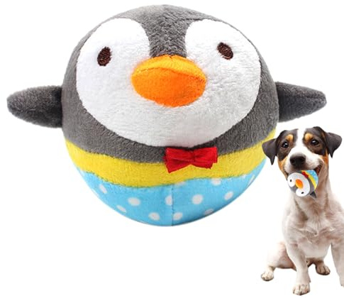 Générique Plyschleksaker för hundar - tuggande uppvaknande spelboll - hundtuggande leksaker, för fritid, inomhus, utomhus, resor, vardagsrum och födelsedag