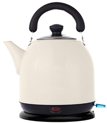 GOABXYEN Bollitore Elettrico a ebollizione Rapida, 5 Litri, 1500 Watt, bollitore Facile da Pulire, spegnimento Automatico e Protezione Contro l'ebollizione per Acqua Calda, tè o caffè | Base