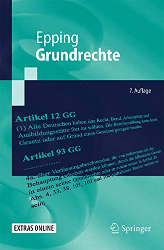 Grundrechte: Extras Online (Springer-Lehrbuch)