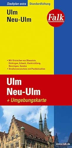 Falk Stadtplan Extra Standardfaltung Ulm / Neu-Ulm