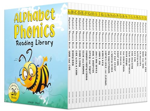 Alphabet Phonics - Reading Library For Children (Boxset of 26 books)