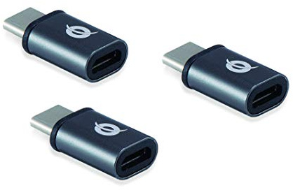 Conceptronic DONN05G - Adaptador OTG para USB-C a Micro USB (3 Unidades)