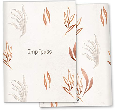 Olgs Impfpasshülle Arizona Leaf, Ausweishülle Schutzhülle für Dokumente & Impfpass Größe 9,3x13cm ohne Personalisierung