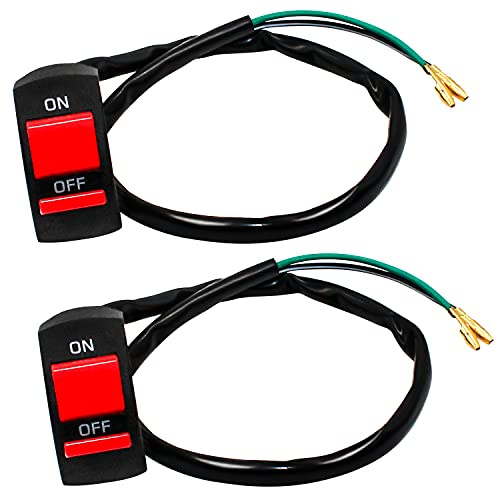 GIAK Motorrad Universal Tuning-Teil Ienkerschalter 2PCS Handle Schalter, Für Elektroauto Zubehör