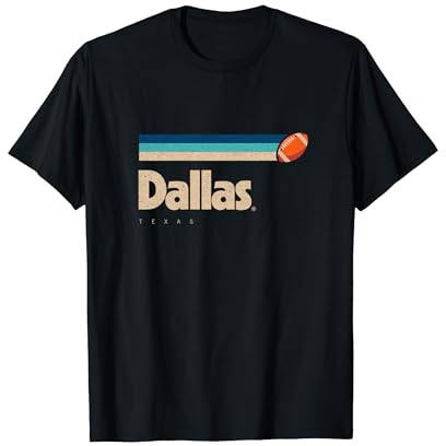 Dallas Football Amerikanischer Fußball Texas T-Shirt