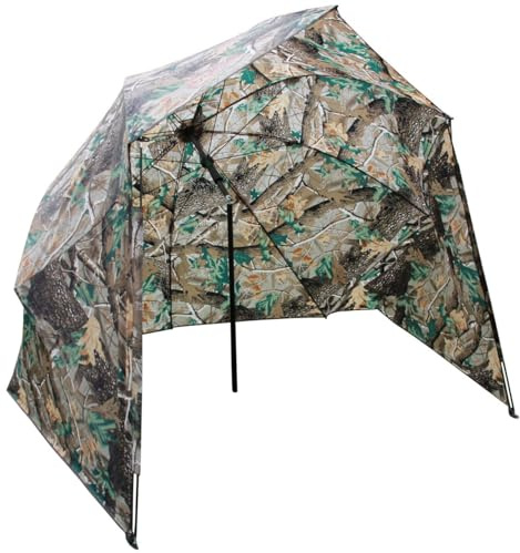 Ultimate 50'' Storm Brolly Camo (inkl. Heringe und Spannstangen) | Brolly