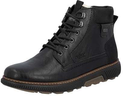 Rieker Homme B3342 Bottes à Lacets, Noir, 41 EU Large