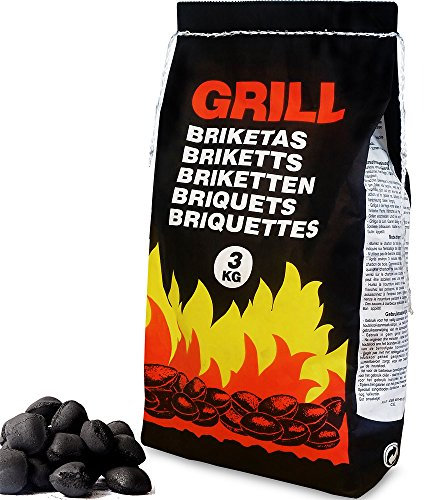 Deuba® 18 Kg Grillbriketts 6 x 3kg Holzkohle Grillkohle Holzkohlebriketts Holzkohlegrill Grill