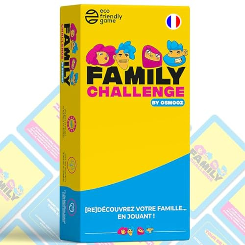 JUDUKU ATM Gaming Family Challenge - Jeux de société Famille - Questions et Défis Amusants pour Enfants et Adultes - Jeu de Cartes dès 8 Ans