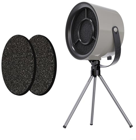 FACAIIO Portable Extractor Fan Kitchen, Desktop Cooker Hood for MINI Household Portable Extractor Hood, 5V/2A Small Tabletop Range Hood For Hot Pot, Indoor Dinner Party, Barbecues(Black Gray)