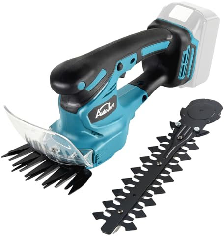 AUTOJARE Akku Heckenschere Kompatibel mit Makita 18V 2-in-1 Akku Grasschere und Strauchschere Bürstenlosen Elektrische Gartenwerkzeuge für Garten, Hof und Rasen (kein Akku)