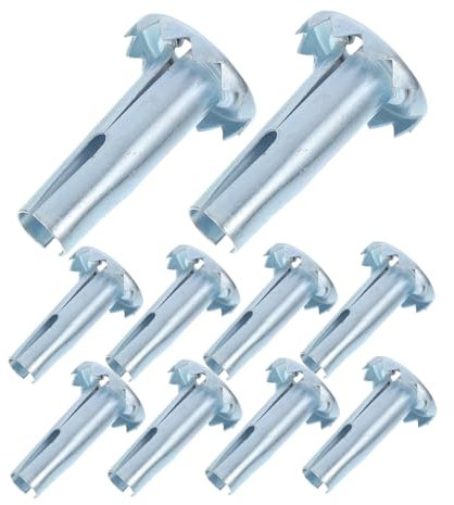 Veemoon 10stücke Metall Möbelrollen Buchsen Schraubenhülsen Robuste Caster Stem Sleeve Für Bürostuhl Holzstuhl Beine Möbelaufnahme Für Parkett Laminat Harte Böden