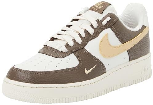 NIKE Damen Air Force 1 '07 Sneaker, White Glacier Blue White, 40.5 EU