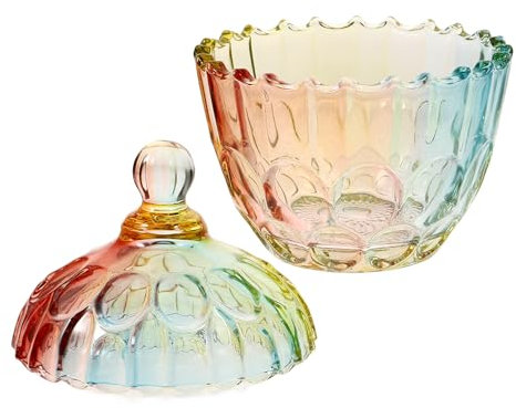 Holibanna Tarro Para Frasco De Vidrio Sellado Recipiente De Vidrio Para Alimentos Para Cocina y Buffet Almacenamiento De y Aperitivos Diseño Transparente Con Tapa