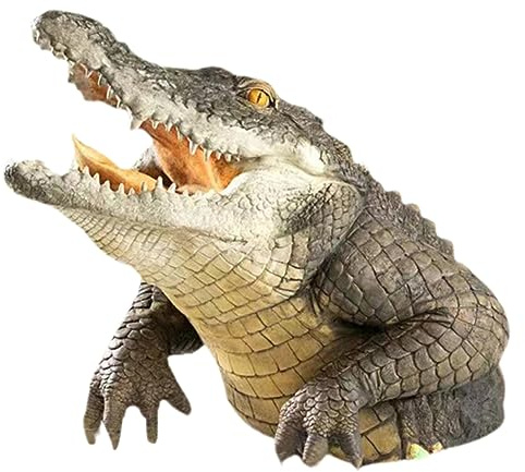 LOORGVEL Statue d'animal D'étang en Résine Design Flottant et Simulation Réaliste pour Décoration de Piscine et Jardin Chic et Légère