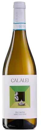 Calalei Pecorino d’Abruzzo DOC, Frischer aus Italien, Aromatischer Weißwein mit Mineralischem Geschmack und Blumigem Aroma, 13% Vol, 750ml Flasche