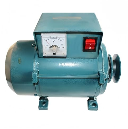 Générateur sans balais à aimant permanent 3500 W 220 V avec régulateur de tension, alimentation à faible bruit pour éclairage domestique, hors réseau ou secours d'urgence (3500 W)