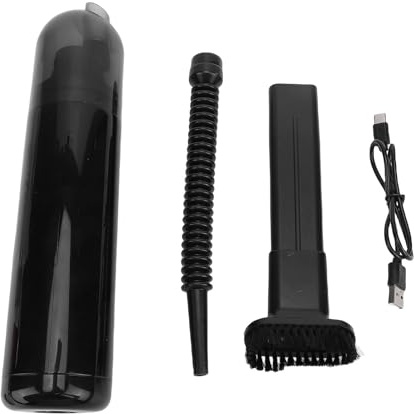 BAOFUYA Aspirateur de Voiture Portable, Mini Aspirateur à Main, Plumeau d'air Rechargeable par USB pour la Maison, Le Bureau et la Voiture