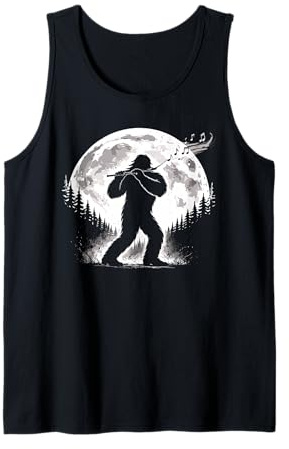 Bigfoot Flötenspieler Flötenlehrer Kammermusik Tank Top